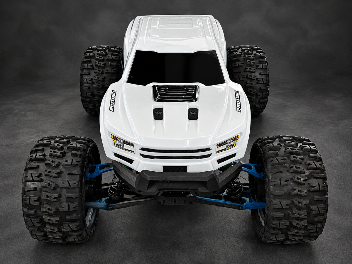 Traxxas X-Maxx 8S — White Pro-Line Raptor Body — Used & Upgraded