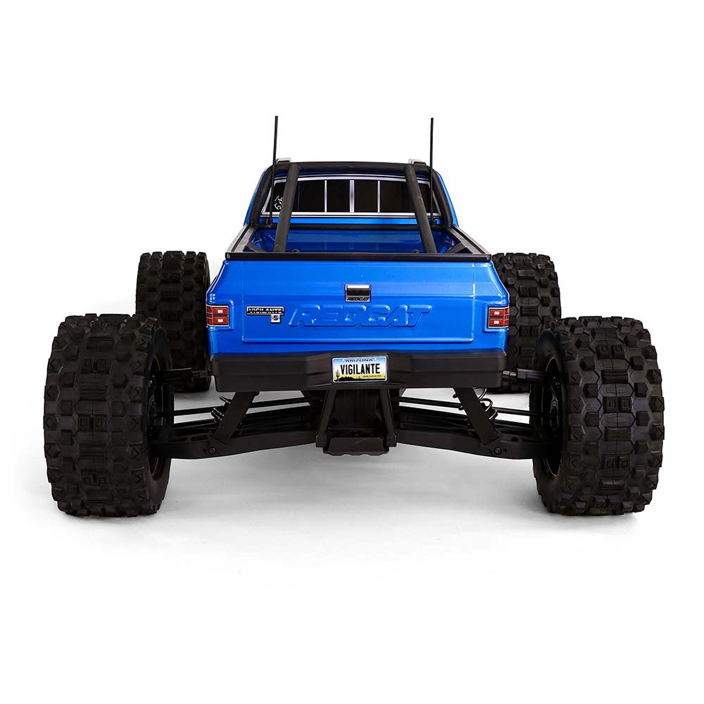 Redcat Vigilante 8S — New — Blue — 1/5 Scale Brushless Monster Truck