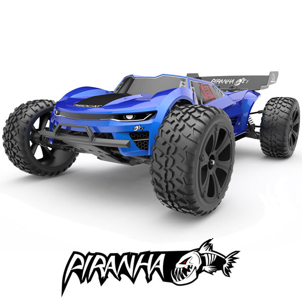 Redcat Piranha TR10 — New — Blue — 1/10 Scale 2WD Truggy