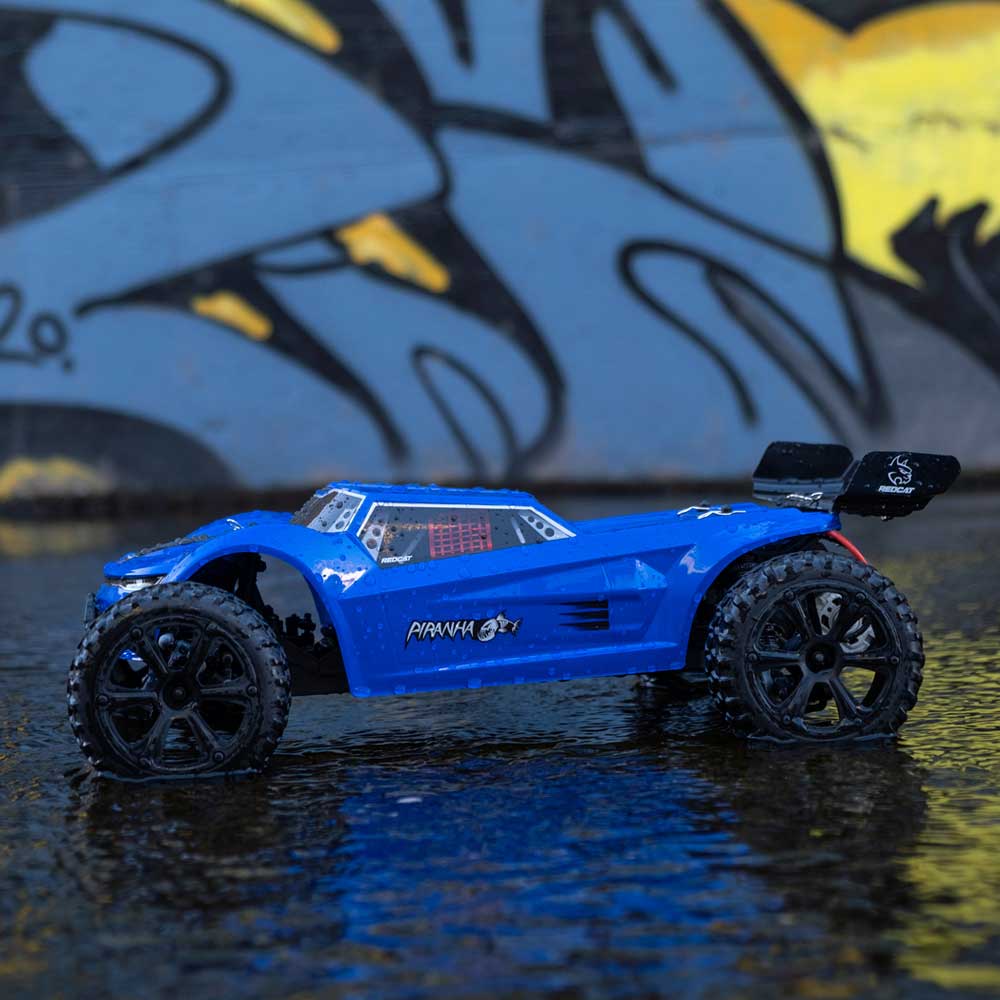 Redcat Piranha TR10 — New — Blue — 1/10 Scale 2WD Truggy