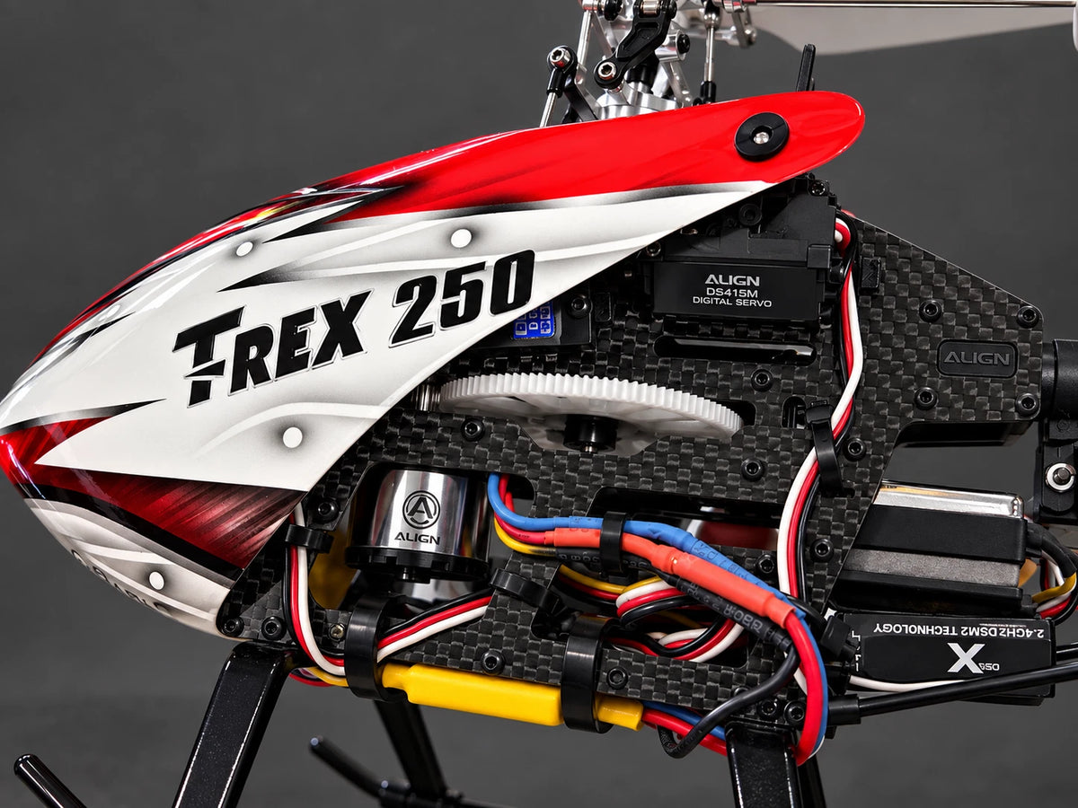 Align T-Rex 250 — Used BNF — Case, Battery & Charger