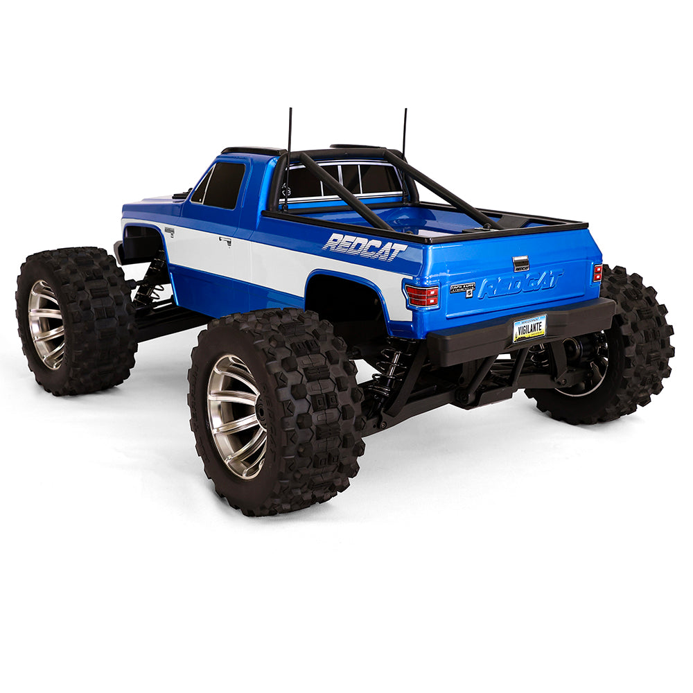 Redcat Vigilante 8S — New — Blue — 1/5 Scale Brushless Monster Truck